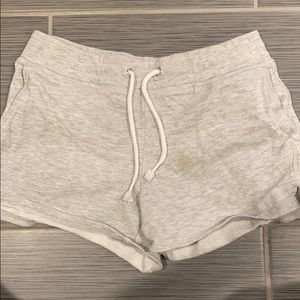 Workout grey short shorts